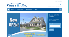 Desktop Screenshot of firstbank-nj.com