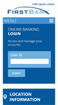 Mobile Screenshot of firstbank-nj.com